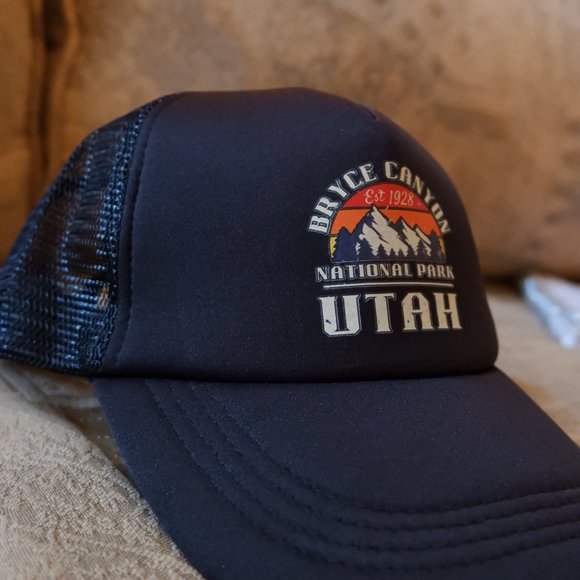 Black Grand Canyon Snapback Trucker Hat - Picture 6 of 6